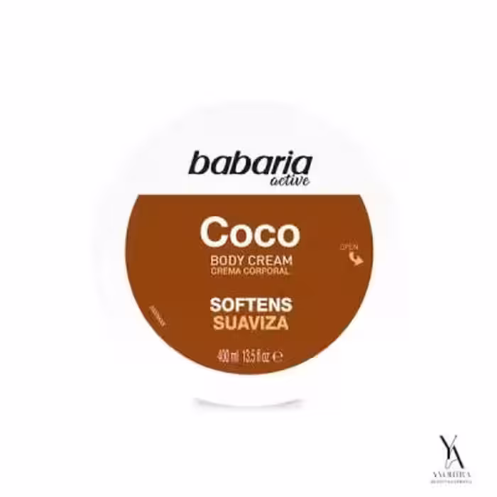 کرم بدن نرم کننده و آبرسان نارگیل باباریا BABARIA حجم 400 میل