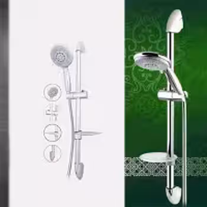 علم دوش حمام علم دوش یونیکا کروم 5 حالته