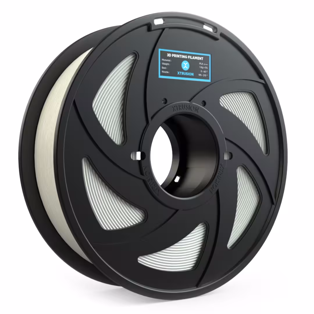 فیلامنت PLA ایکستروژن سفید قطر 1.75 یک کیلوگرمی ( Xtrusion Filament)