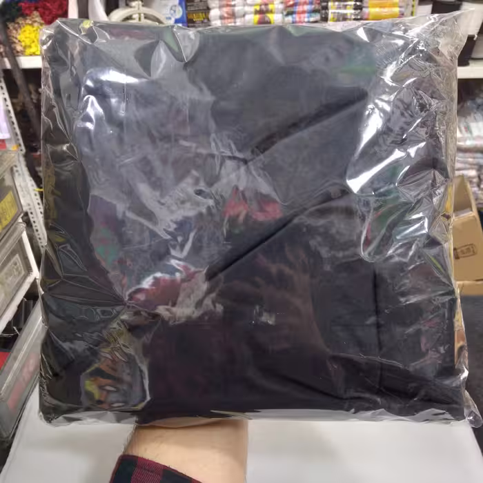 لایی چسب حریر 10 یاردی مشکی (9.20متری ) (خرازی و خیاطی )