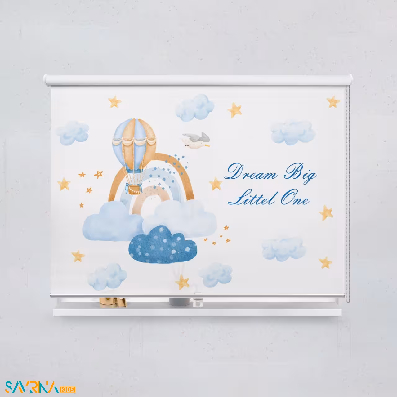 پرده شید بچگانه طرح بالن در آسمان کد A2855