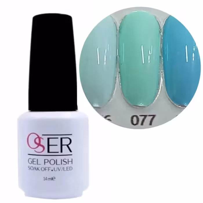 لاک ژل ناخن اوسر شماره 077 OSER GEL PULISH