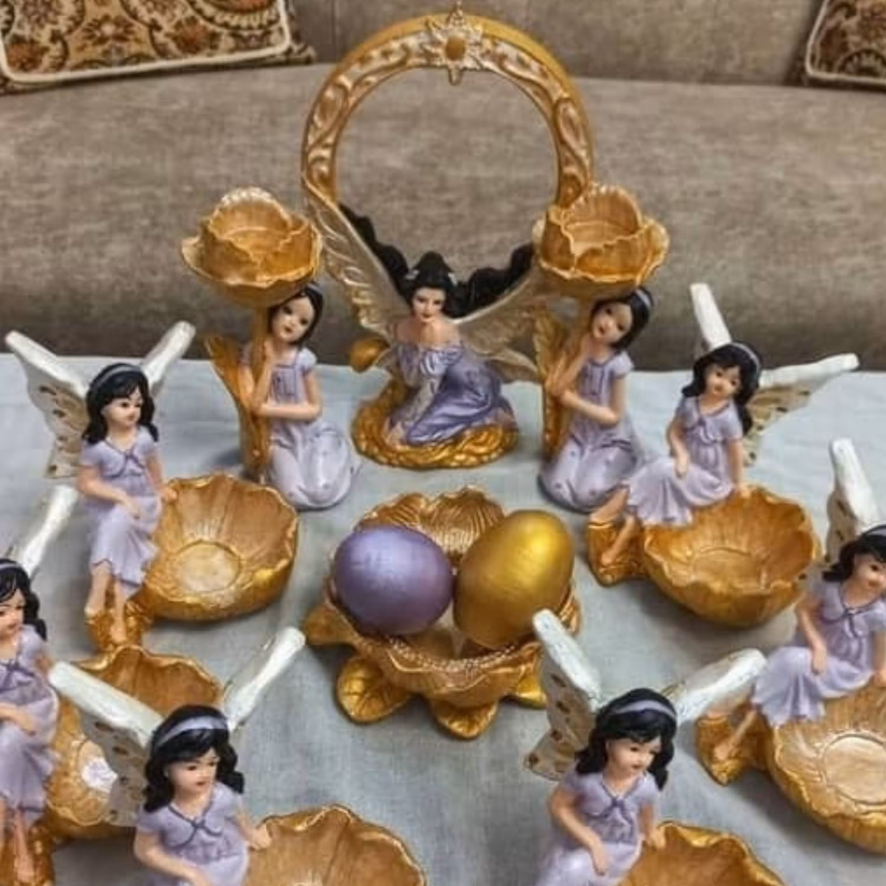 هفت سین فرشته بدون ظرف تخم مرغ