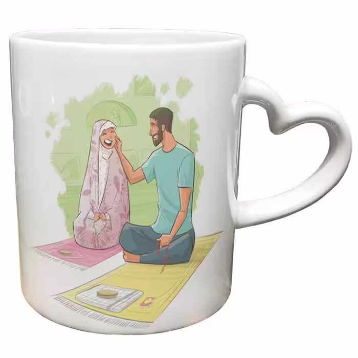 خرید ماگ-لیوان  دسته ساده  عاشقانه کد 338