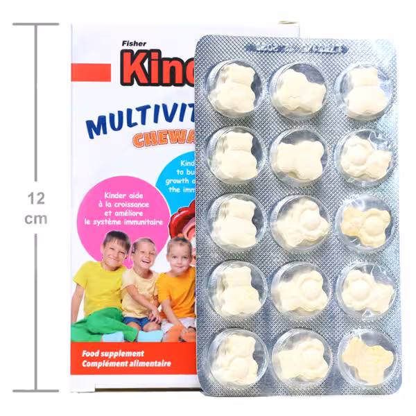قرص جویدنی مولتی ویتامین فیشر کیندر ( 60 عددی )