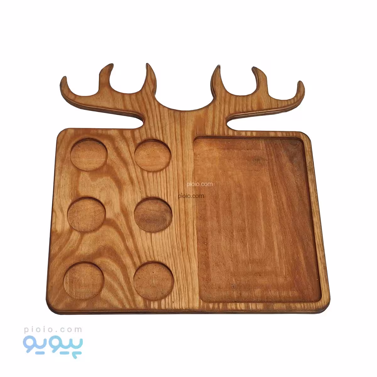 شات خوری چوبی طرح گوزن آیتم 4166