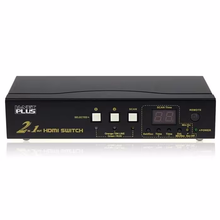 سوئیچ HDMI دو پورت کی نت پلاس مدل KPS7202