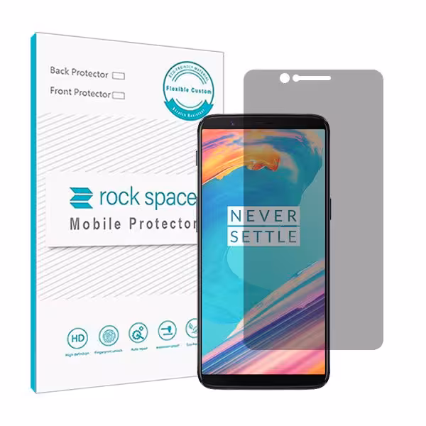 گلس وان پلاس 5T مدل نانو هیدروژل پرایوسی برند راک اسپیس کد 6543S