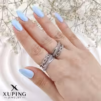 انگشتر ضربدری زنجیری از برند ژوپینگ
