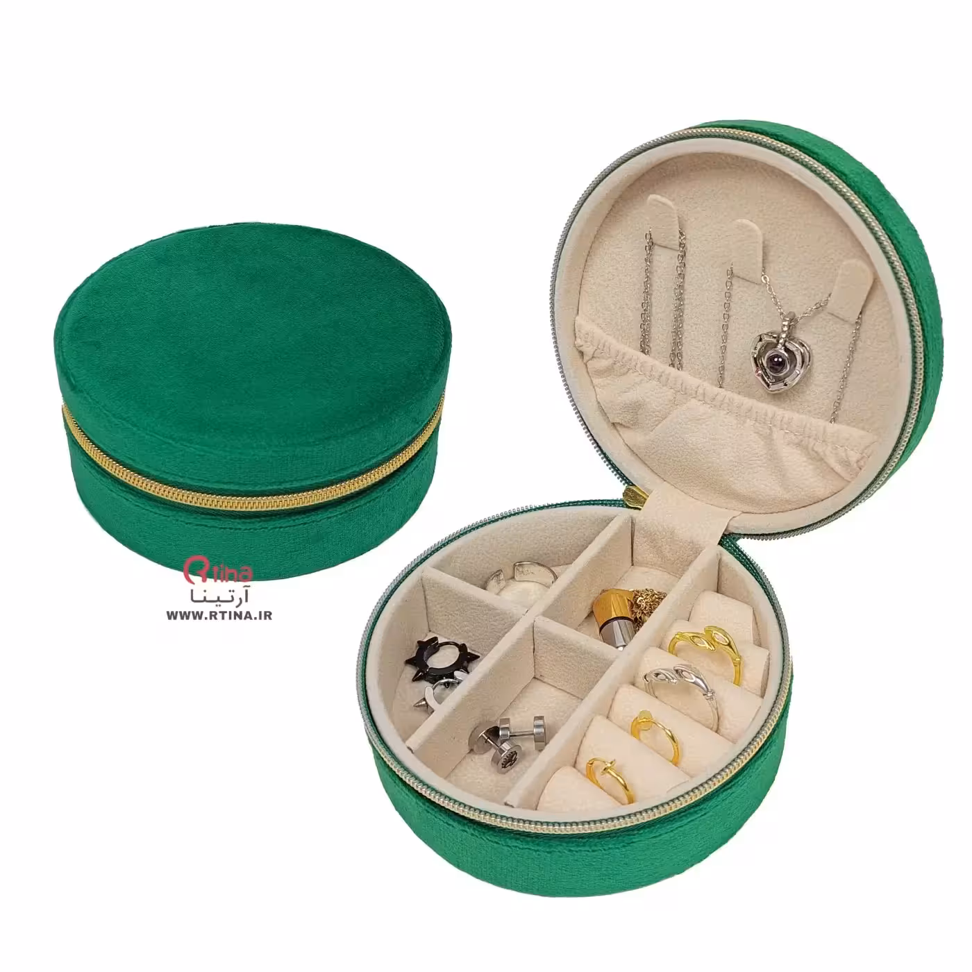 کیف جواهرات فانتزی و مسافرتی مخملی