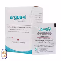 پد پاک کننده پلک و مژه روغن درخت چای 5٪ و عصاره بابونه آرگوسول
