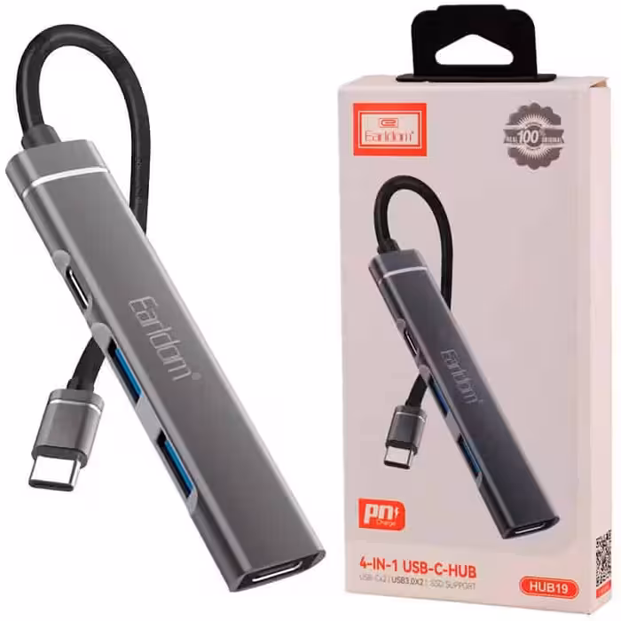 هاب 4 پورت Type-C ارلدام ET-HUB19