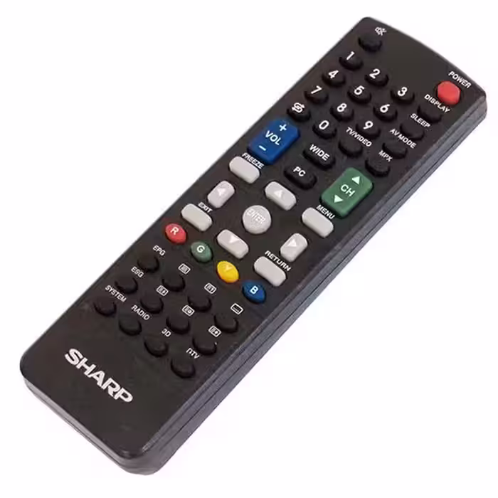 کنترل تلویزیون ال ای دی شارپ RM-L1046