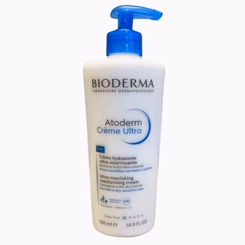 کرم فرانسوی مرطوب کننده و ترمیم کننده اتودرم اولترا بایودرما Bioderma Atoderm creme ultra مخصوص پوست های خشک 500 میل