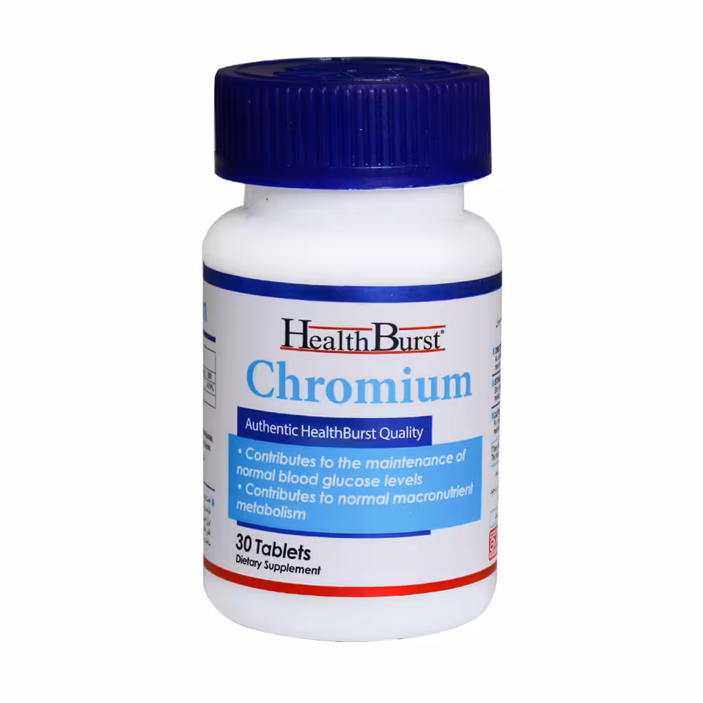 قرص کرومیوم هلث برست 30 عددی HEALTH BURST CHROMIUM