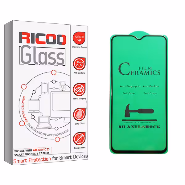 محافظ صفحه نمایش سرامیکی ریکوو مدل  HD مناسب برای گوشی موبایل سامسونگ Galaxy M31 | کالا برتری