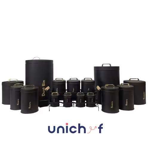 ست 16پارچه مشکی درب فلزیUN-8068