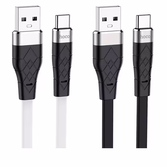 کابل شارژ سیلیکونی هوکو X53 تایپ سی