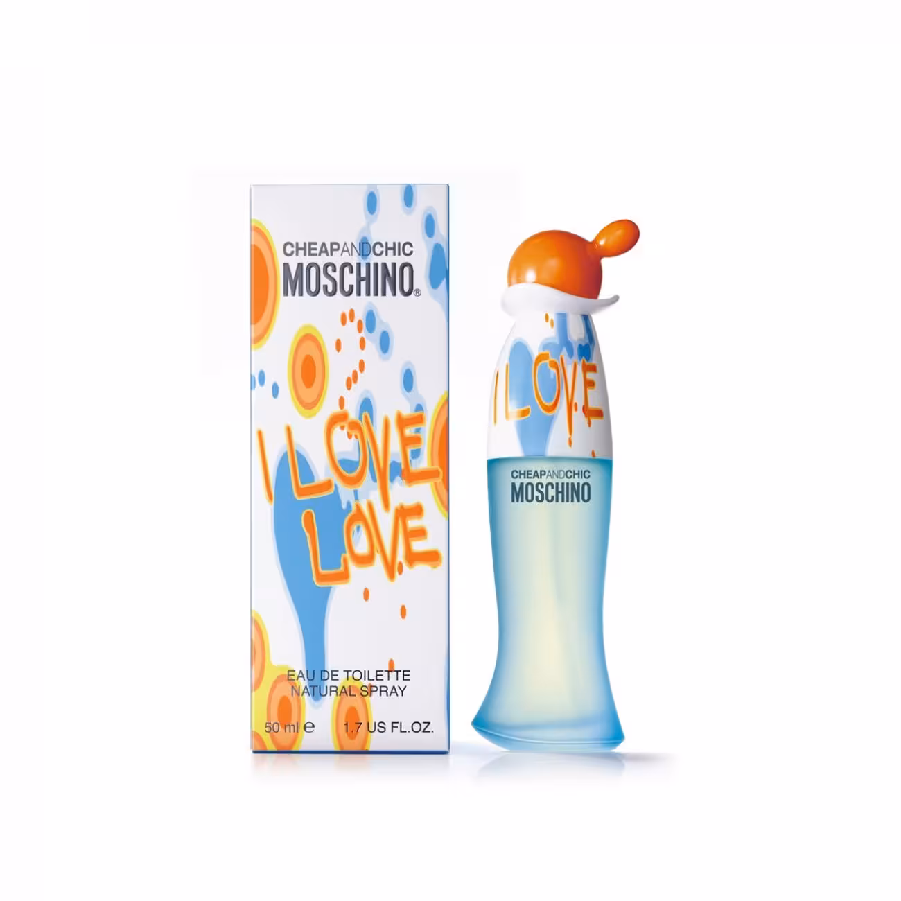 عطر و ادکلن زنانه موسچینو چیپ اند چیک آی لاولاو ادوتویلت MOSCHINO CHEAP & CHIC I LOVE LOVE EDT FOR WOMEN