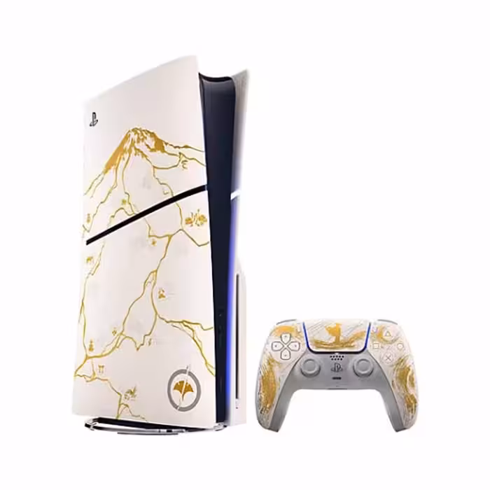 کنسول بازی پلی استیشن 5 اسلیم (PS5 Slim Standard Edition) باندل Ghost of Yotei Gold Limited Edition