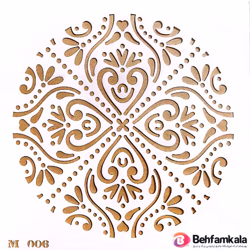 شابلون استنسیل کد M006 ابعاد 20*20