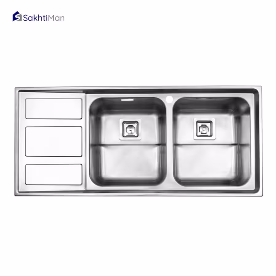 سینک ظرفشویی استیل البرز مدل فانتزی 765 توکار