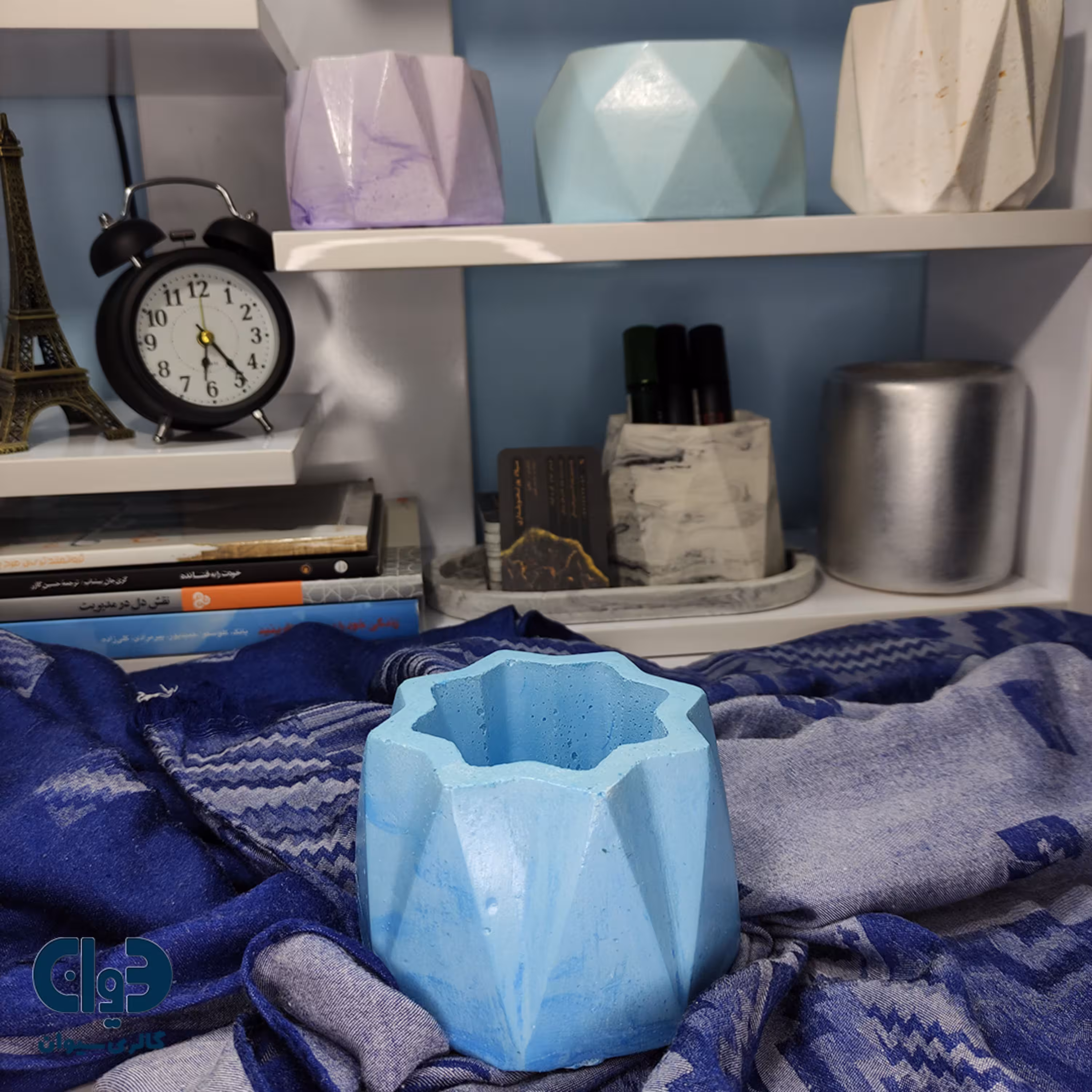 گلدان سنگ مصنوعی کد p1006 (رنگ دلخواه)