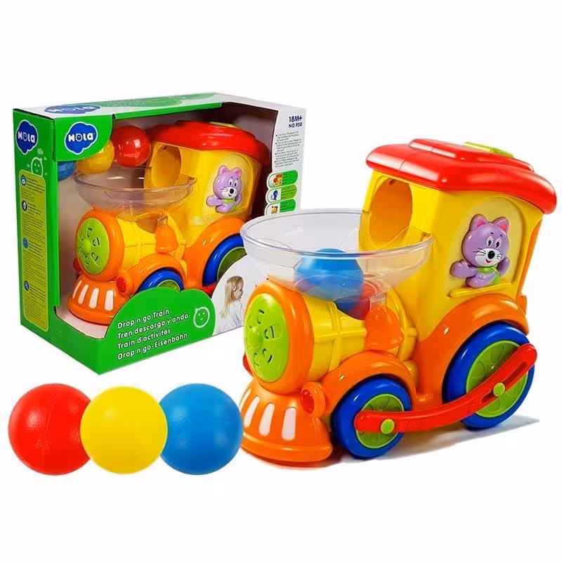 قطار توپ پرت کن موزیکال برند هولا Hola کد 958