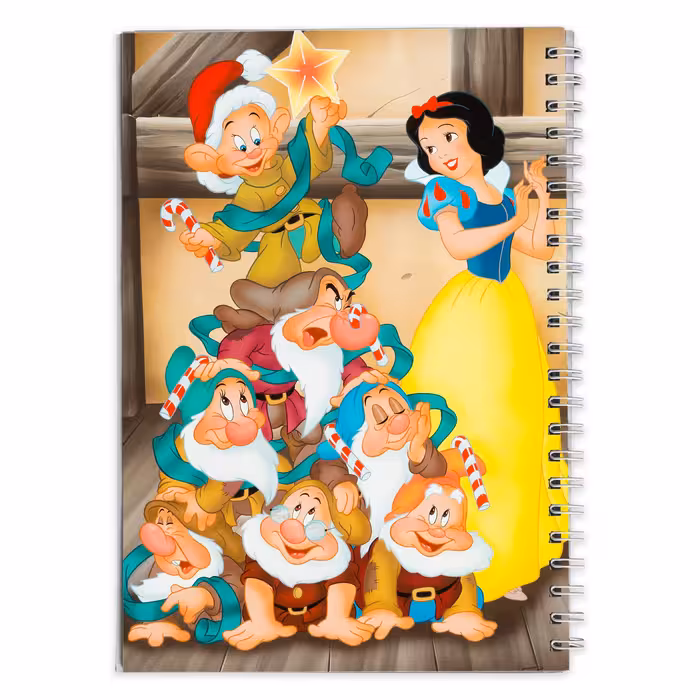 دفتر مشق کارتون سفید برفی