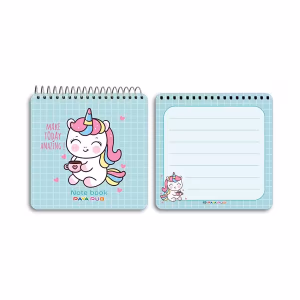 دفترچه یادداشت 10×10 طلقی فانتزی