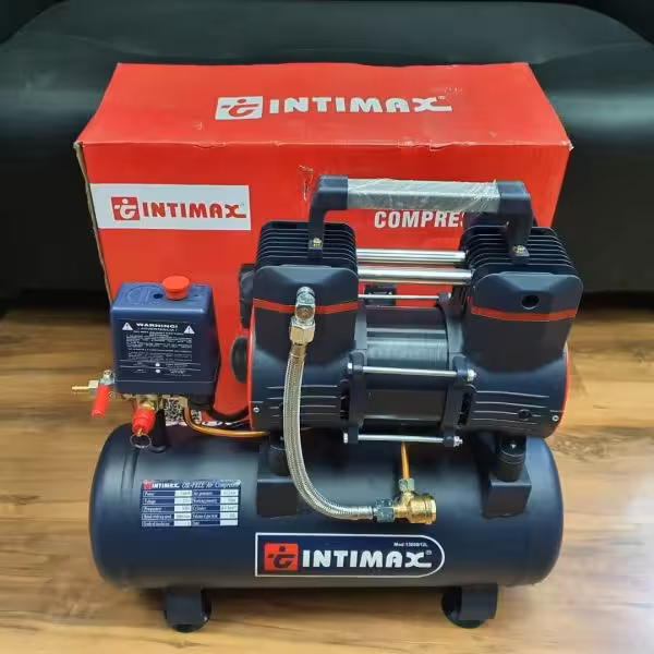 کمپرسور هوا(پمپ باد) 12 لیتری  سایلنت  اینتی مکس مدل 13600