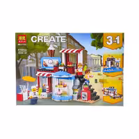 لگو کیک فروشی 3 مدل 410 قطعه کد NO.11052