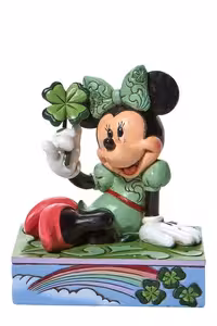 مجسمه shamrock wiches patrick minnie mouse fig 6010109