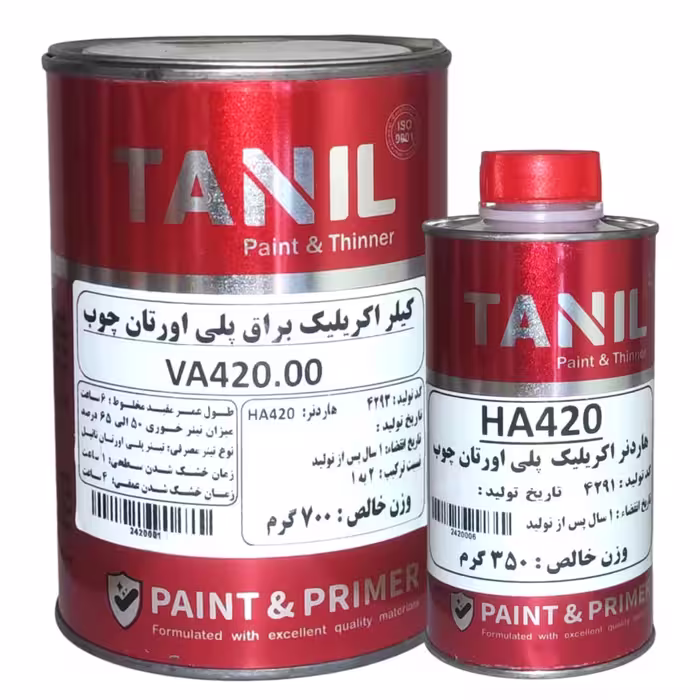کیلر اکریلیک پلی اورتان چوب تانیل(VA420) با هاردنر