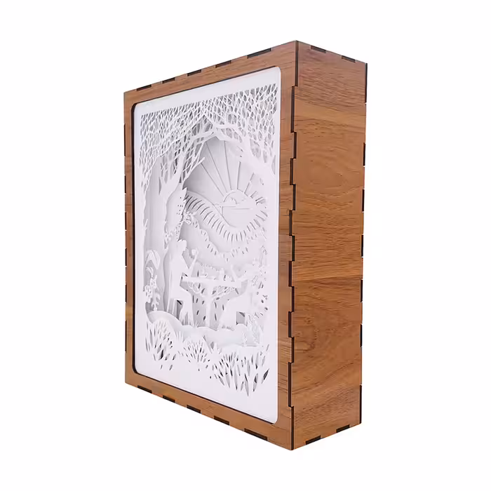 چراغ خواب مدل سه بعدی طرح کافه کد SD4007