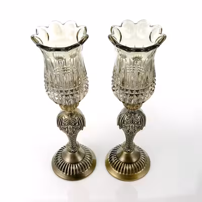 شمعدان مدل ترنادو کد Sh/T-37c مجموعه 2 عددی