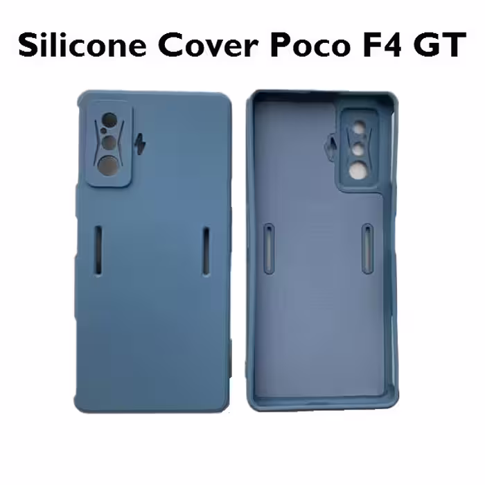 کاور مدل silicon مناسب برای گوشی موبایل شیائومی Poco F4 GT به همراه محافظ صفحه نمایش 