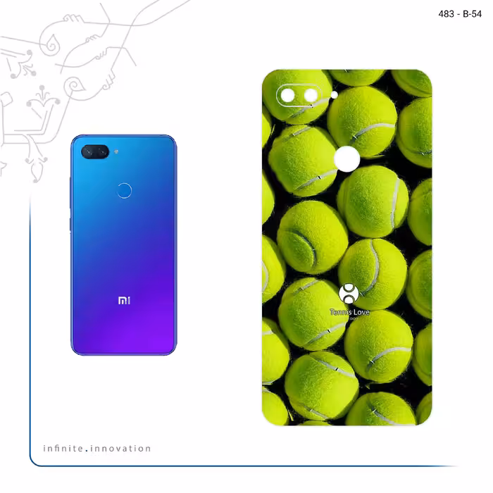 برچسب پوششی ماهوت مدل Tennis مناسب برای گوشی موبایل شیائومی Mi 8 Lite