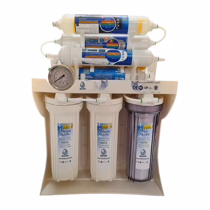 دستگاه تصفیه کننده آب رسا نور بابایی مدل A plast m900 به همراه فیلتر بسته 4 عددی