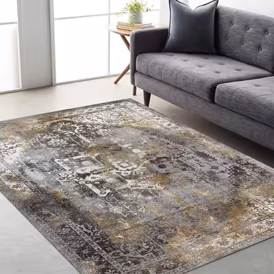 فرش ماشینی ساوین کد 4116 زمینه نقره ای