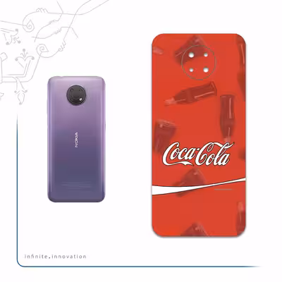 برچسب پوششی ماهوت مدل Coca-Cola-Logo مناسب برای گوشی موبایل نوکیا G10