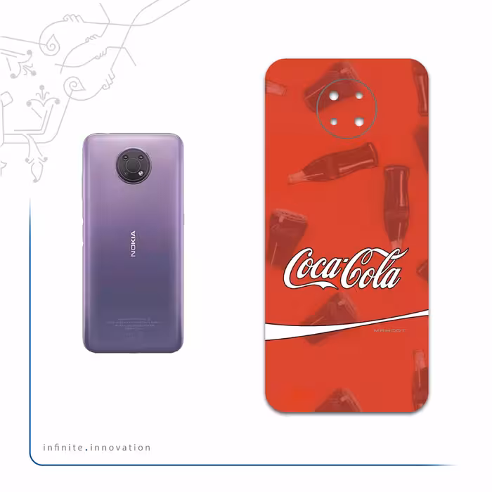 برچسب پوششی ماهوت مدل Coca-Cola-Logo مناسب برای گوشی موبایل نوکیا G10