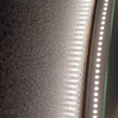 آینه آسان نصب فارابی مدل بک لایت کد CR15S031/1