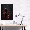 تابلو نوری گیم دکور طرح گیتار مدل Music