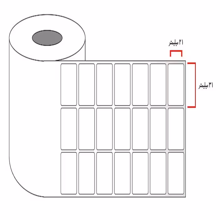 برچسب پرینتر لیبل زن مدل 2131