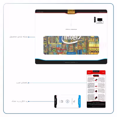 برچسب پوششی ماهوت مدل Intel Brand مناسب برای تبلت هوآوی Matepad 10.4 2020 BAH3-L09