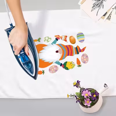 استیکر پارچه و لباس مدل افرودی دو سگ کد 23