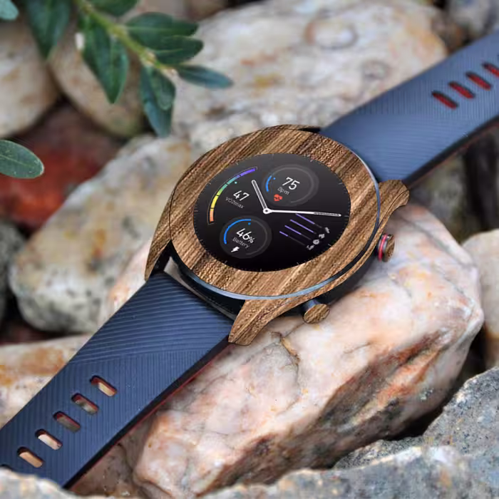 برچسب ماهوت طرح Light-Walnut-Wood مناسب برای ساعت هوشمند آنر watch magic