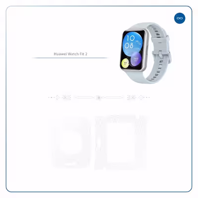 برچسب ماهوت طرح Cloud-Transparent مناسب برای ساعت هوشمند هوآوی Watch Fit 2