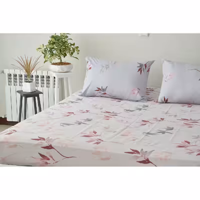 سرویس ملحفه بومرنگ مدل Yaprak-90 یکنفره 2 تکه